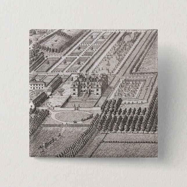 Broome, the seat of Sir Basil Dixwell, from 'Thirt Button (Front)