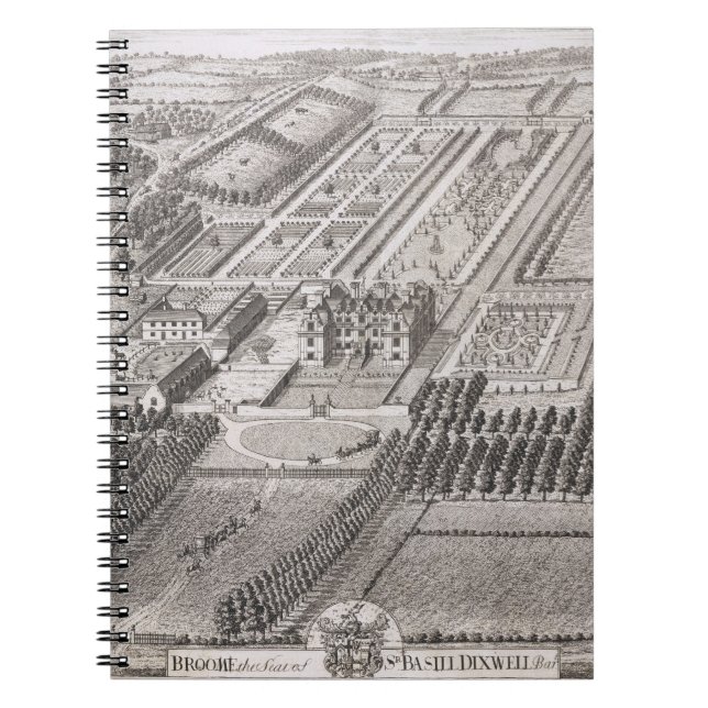 Broome, the seat of Sir Basil Dixwell, from 'Thirt Notebook (Front)