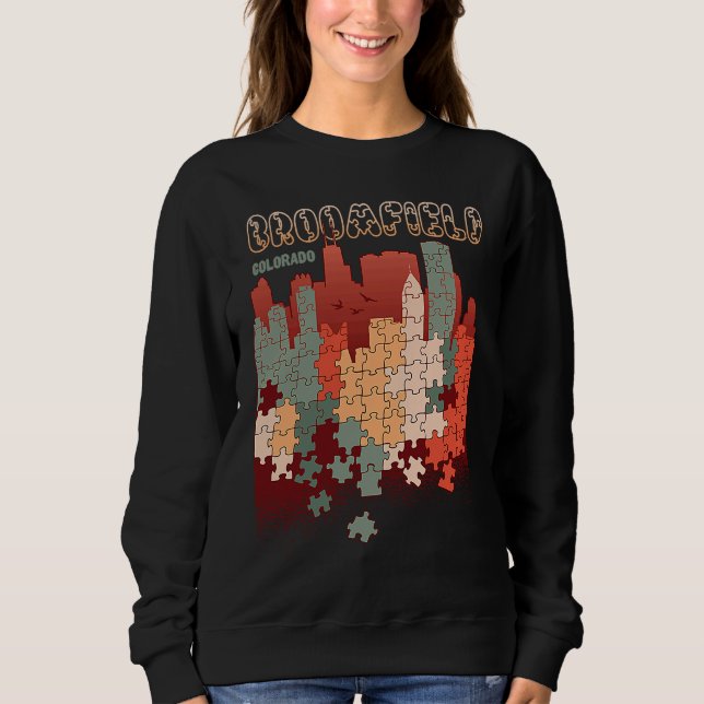 Broomfield In Colorado Travel Souvenir Sweatshirt (Front)