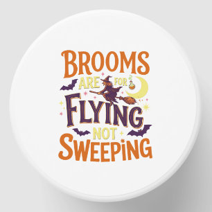 Brooms Flying Sweeping Halloween Witch Moon Bats Mini Candle Favors