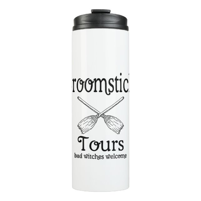 broomstick tours thermal tumbler (Front)