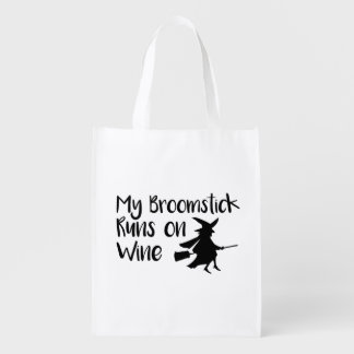 Broomstick Wine Grocery Bag