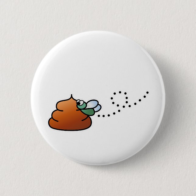 Brootsch the PooPoo Button (Front)