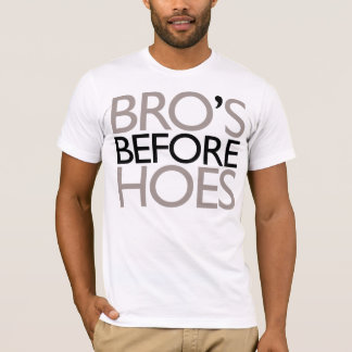 Bro's Before Hoes T-Shirt (White)