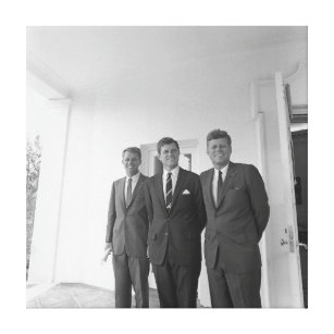 Bros, President John Kennedy,  Robert & Ted Canvas Print
