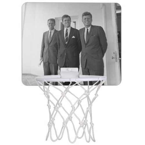 Bros President John Kennedy  Robert  Ted Mini Basketball Hoop