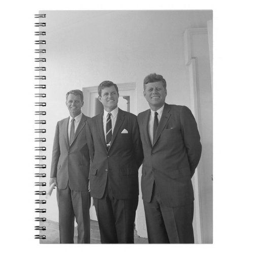 Bros President John Kennedy  Robert  Ted Notebook
