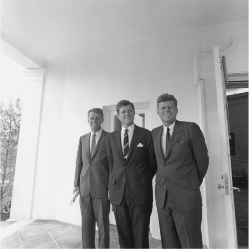 Bros President John Kennedy  Robert  Ted Sticker