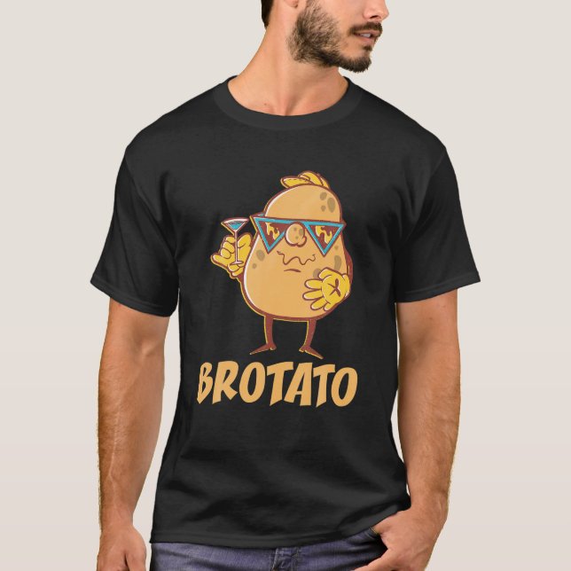 Brotato - Brother And Potato Bro Friends Friendshi T-Shirt (Front)