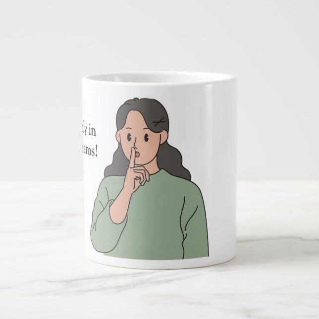 brothe&sister mugs, siblings gifts, ceramic mug, giant coffee mug (Front)