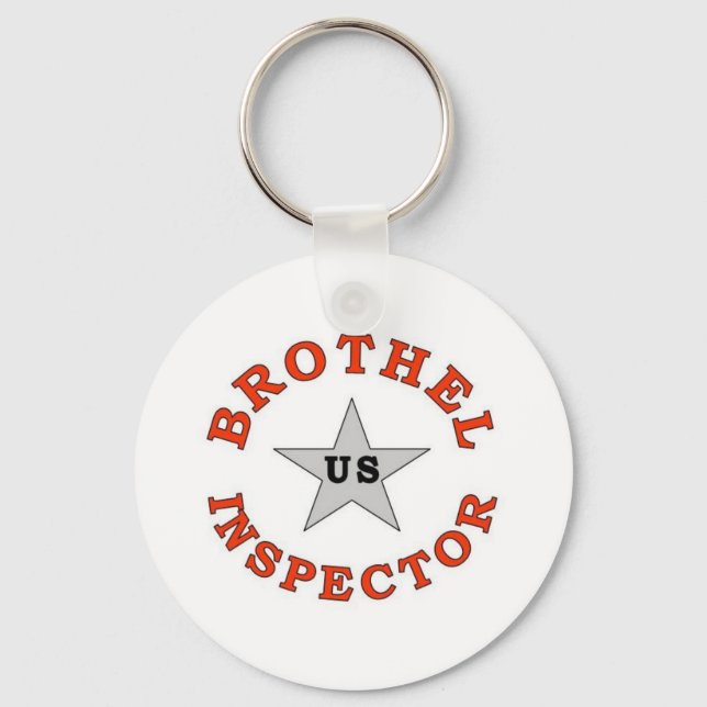 BROTHEL INSPECTOR KEYCHAIN (Front)