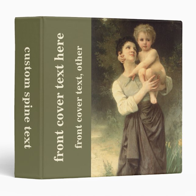 Brother and Sister by William Adolphe Bouguereau Binder (Front/Spine)