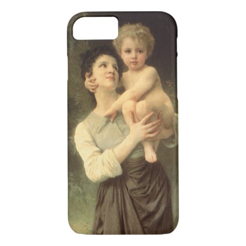 Brother and Sister by William Adolphe Bouguereau iPhone 87 Case