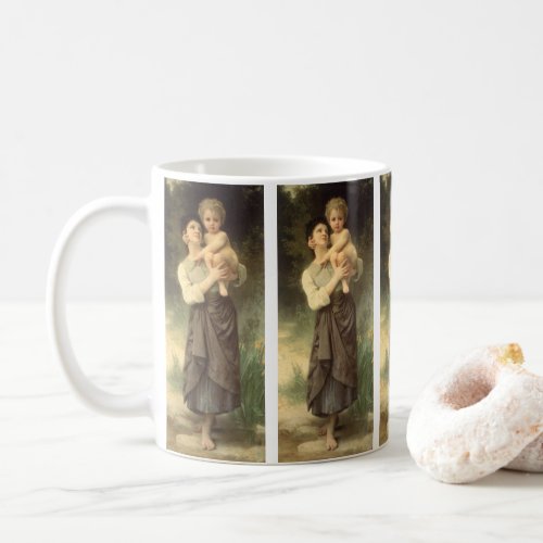 Brother and Sister by William Adolphe Bouguereau Coffee Mug
