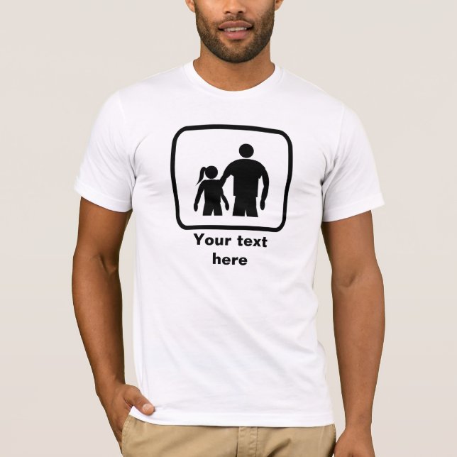 Brother and Sister Design -- Customizable T-Shirt (Front)