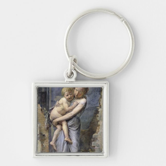 Brother and Sister Keychain (Front)