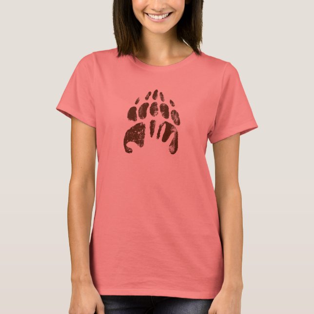 Brother Bear Footprint Handprint Disney T-Shirt (Front)