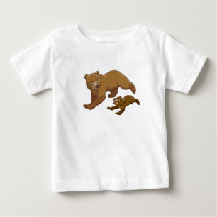 Brother Bear Kenai and Koda running Disney Baby T-Shirt
