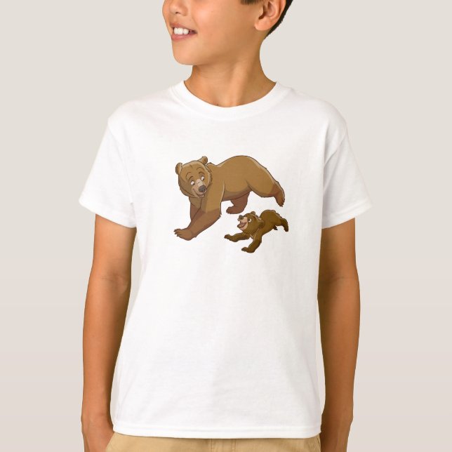 Brother Bear Kenai and Koda running Disney T-Shirt (Front)