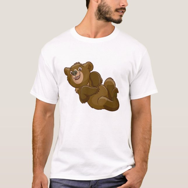 Brother Bear Koda lying down Disney T-Shirt (Front)