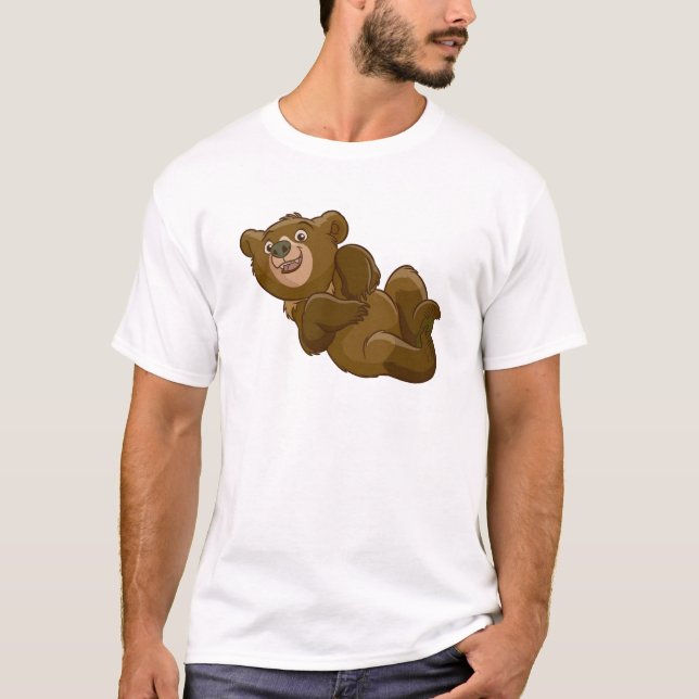Brother Bear Koda lying down Disney T-Shirt (Front)