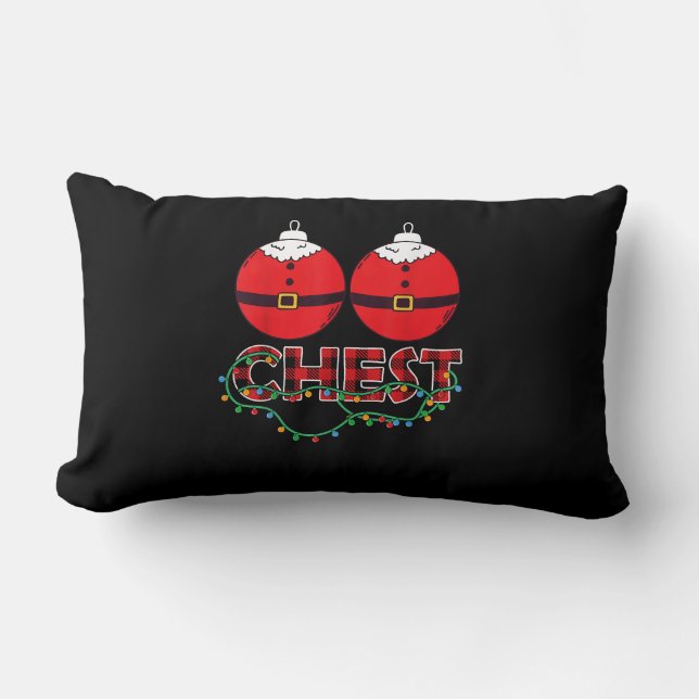 Brother Bear LGBT Christmas Rainbow Pride Gay Lesb Lumbar Pillow (Front)