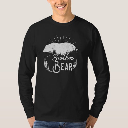 Brother Bear Matching Family Camping Hiking Funny  T_Shirt
