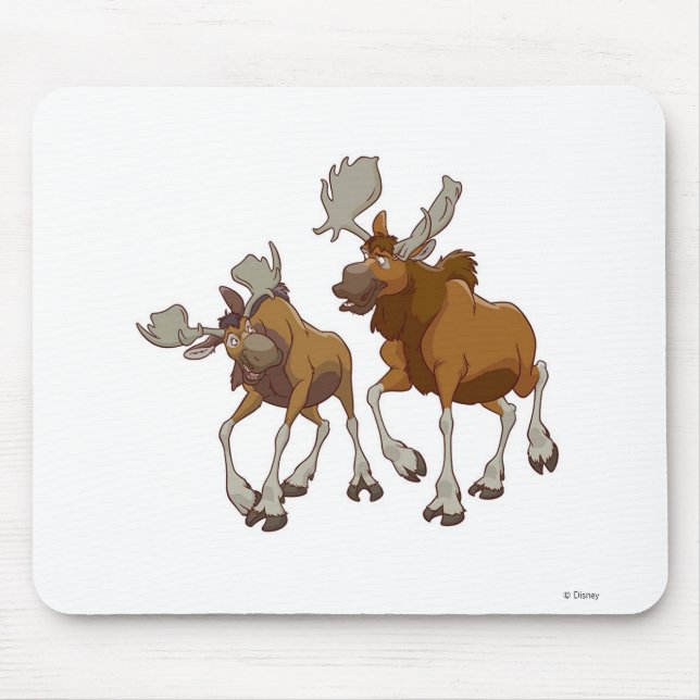 Brother Bear Rutt and Tuke walking Disney Mouse Pad (Front)