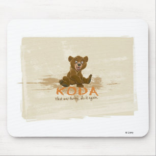Brother Bear's Koda sitting Disney Mouse Pad