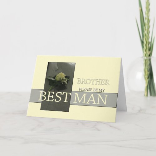 Brother best man thank you