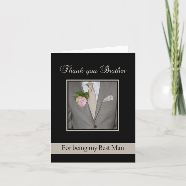 Brother best man thank you (Front)