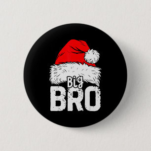 Brother Big Santa Christmas Family Matching Pyjama Button