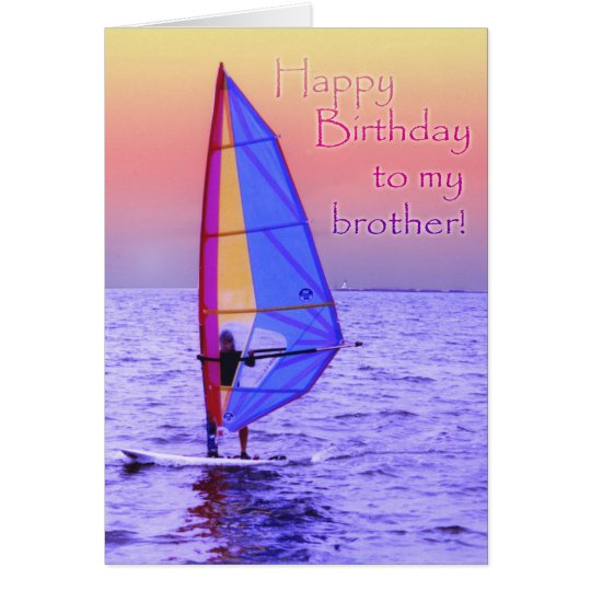 Brother birthday card Zazzle