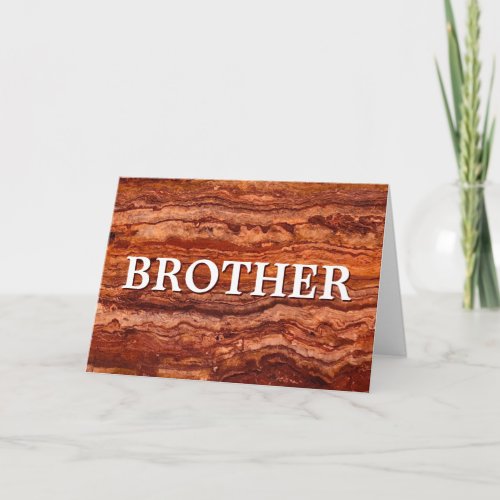 Brother Birthday Card