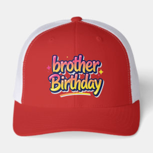 Brother Birthday Colorful Graffiti Lettering