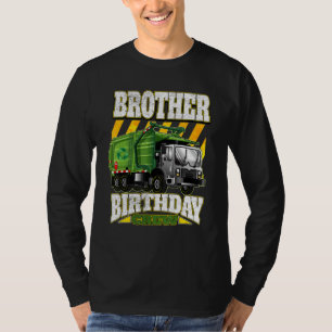 Brother Birthday Crew Garbage Trucks T-Shirt