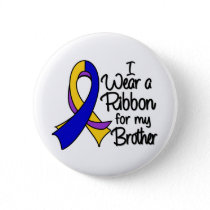 Brother - Bladder Cancer Ribbon Pinback Button