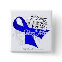 Brother Blue Ribbon - Colon Cancer Button