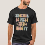 Brother Bro Two Groovy Second Birthday Retro 2nd B T-Shirt<br><div class="desc">Brother Bro Two Groovy Second Birthday Retro 2nd Bday Party</div>