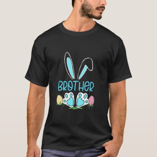 Brother Bunny Easter Eggs Matching Family Cute Eas T_Shirt