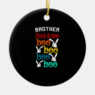 Brother Bunny Game For Novelty Kids Adults Ceramic Ornament
