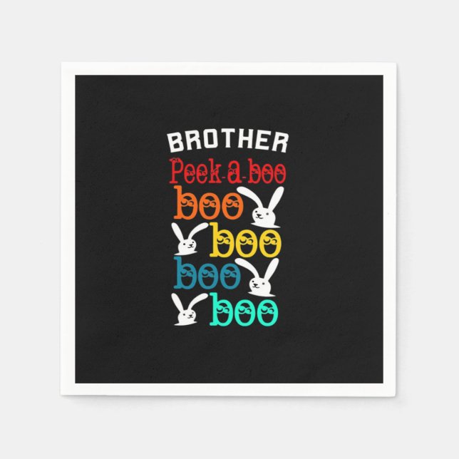 Brother Bunny Game For Novelty Kids Adults Napkins (Front)