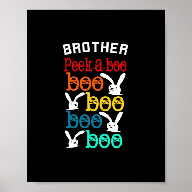 Brother Bunny Game For Novelty Kids Adults Poster (Front)