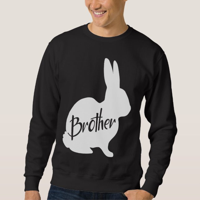 Brother Bunny Rabbit Easter Sweatshirt (Front)