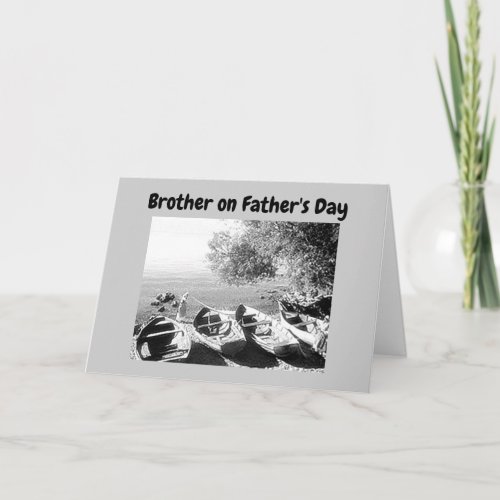 BROTHER CANOERS DELIGHTFATHERS DAY Card