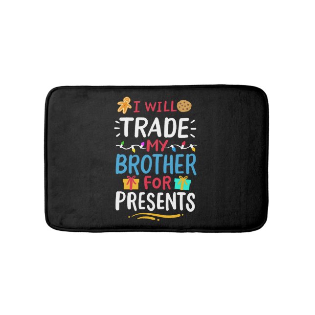 Brother Christmas Bath Mat (Front)