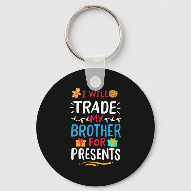 Brother Christmas Keychain (Front)