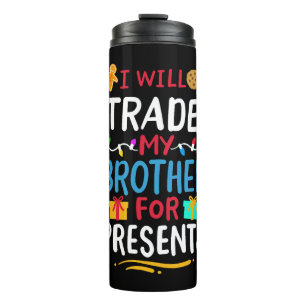 Brother Christmas Thermal Tumbler