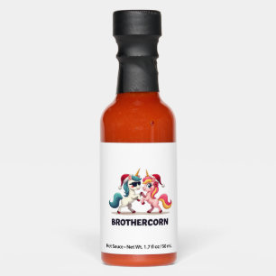 Brother-corn Unicorn Matching Family Pajama Christ Hot Sauces