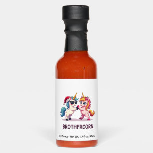 Brother-corn Unicorn Matching Family Pajama Christ Hot Sauces